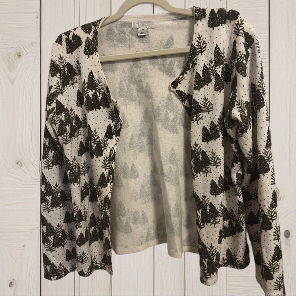 Winter Tree Cardigan